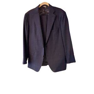 Atelier Munro Blue Glen Plaid 2 Piece Suit Size 44R